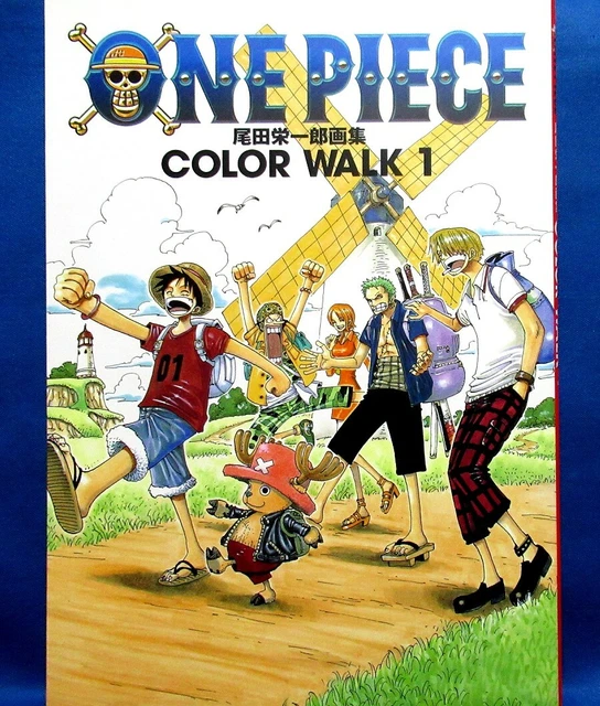 EIICHIRO ODA ILLUSTRATIONS One Piece Color Walk Vol.5 Shark Book £22.57