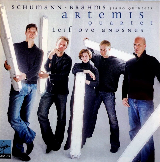 Schumann / Brahms - Leif Ove Andsnes, Artemis Quartet - CD, VG