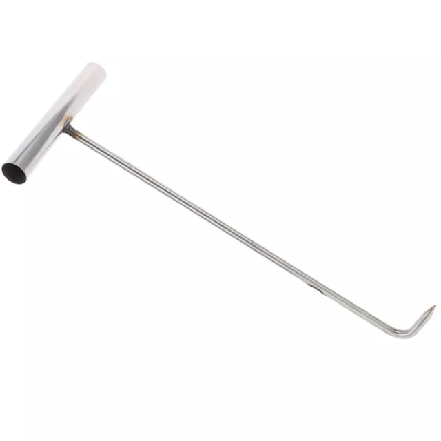 Stainless Steel T-Handle Manhole Hook for Drain Grates-