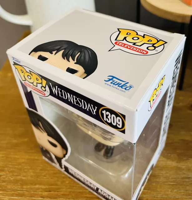 *New!* Funko Pop Television Wednesday Addams #1309 Netflix Jenna Ortega 3