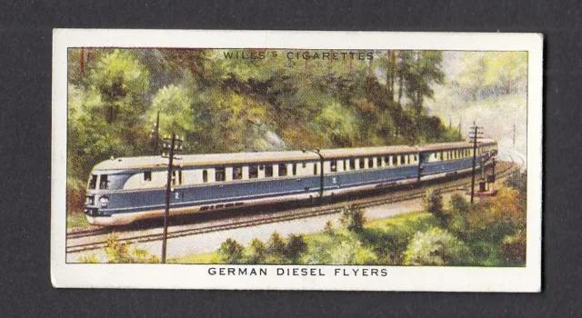 4885/ Wills´s Cigarettes – ex. Serie: SPEED – No. 35 – German Diesel Flyers