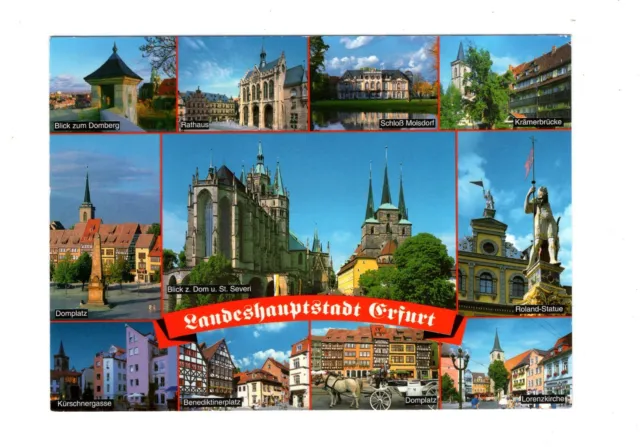 AK Ansichtskarte Erfurt / Schloss Molsdorf / Rathaus +++