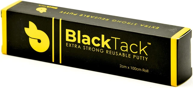 Masilla PROtastic Industrial Strength ORIGINAL Black Tac Tack 1 metro de largo x 2 cm y