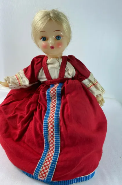 Vintage Kitsch Russian Tea Cosy Doll Insulated Kettle Warmer Folk Art