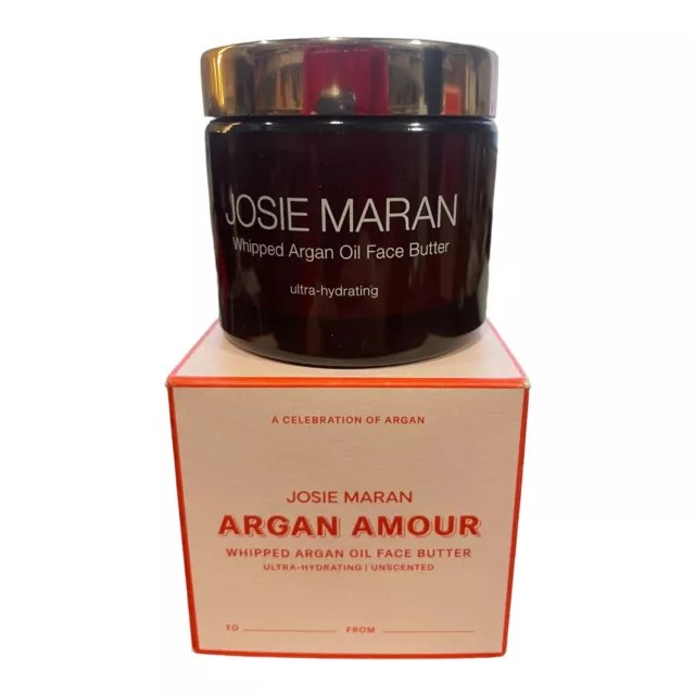 Josie Maran Whipped Argan Oil Face Butter UNSCENTED  3.4 oz. Without Box