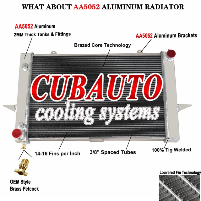 2 ROW ALUMINUM Radiator For Volvo C70 V70 S70 GLT 2.3L 2.4L L5 1998 ...