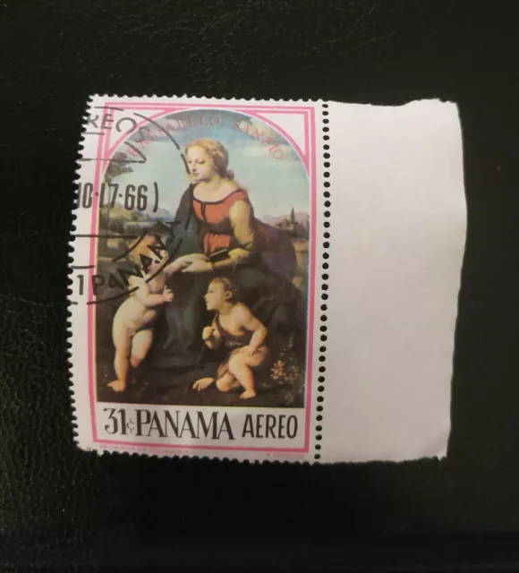 Panama -1966 Airmail - Paintings - Raphaello Sanzio - art - bord - O