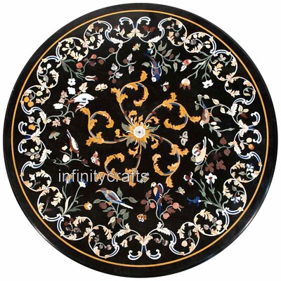 Look Marbre Café Table Haut Peitra Dura Art Decent Look Couloir 