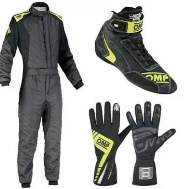 Go Kart Racing Suit CIK FIA niveau 2 approuvé kart Costume, Chaussures,...