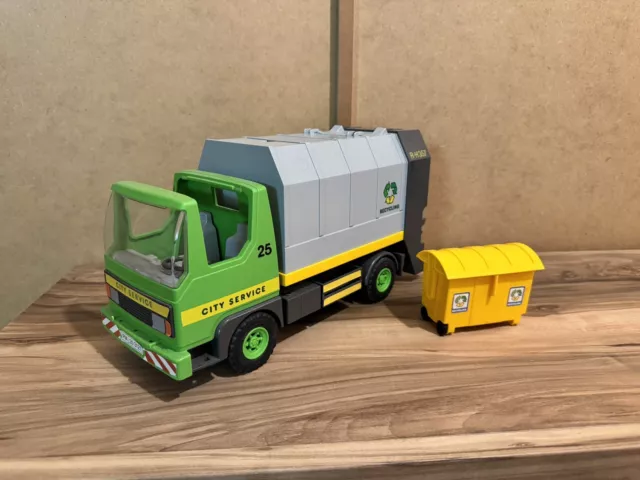 Kinderspielzeug Playmobil 3121-B Müllabfuhr Müllauto