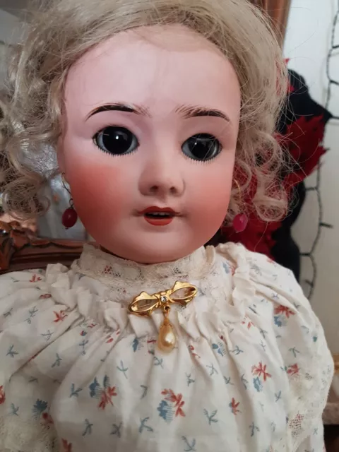 Antique bisque head doll French SFBJ 301 23" tall