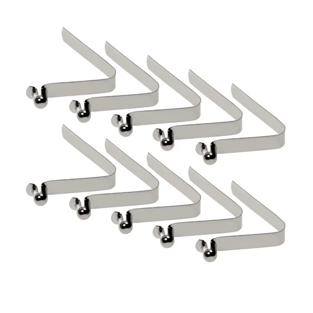 Lot De 10 Mâts De Tente Kayak Paddle Bouton Poussoir Spring Snap Clip Locking