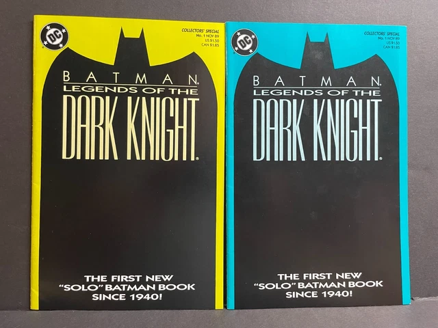 Batman: Legends Of The Dark Knight #1 1989 Lot of 2 VF/NM High Grade DC Comics