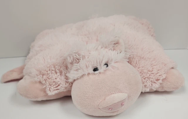Pillow Pets PeeWees Wiggly Pig Plush Travel Pet Sleep Buddy Stuffed Bed Nap A Pillow Pets PeeWees Wiggly Pig Plush Travel Pet Sleep Buddy Stuffed Bed Nap A