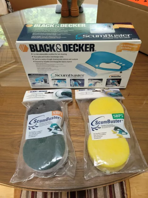 Black & Decker Scumbuster Cordless Wet Scrubber S100 - Excellent Condition