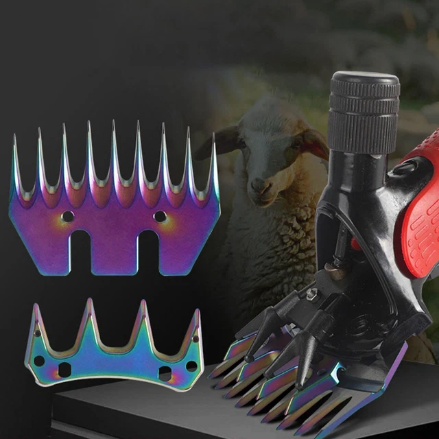 9 Tooth Sheep Shear Blade Replacement Shearing Comb for Alpacas Goats Lambs