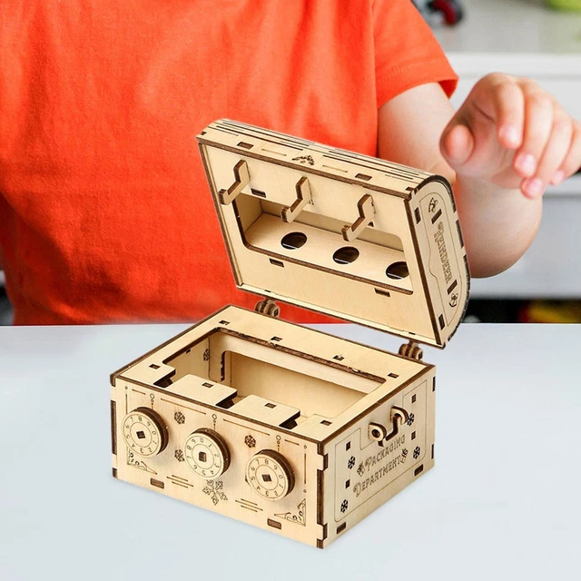 Boîte à Vis Farceuse – Coffret Puzzle 3D Avec Mécanisme De Verrouillage, Cadeau Surprise Original Pour Bijoux Ou Jouets