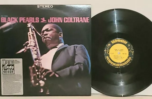 JOHN COLTRANE Black Pearls LP VG+ 1989 Prestige Fantasy Vinyl OJC352