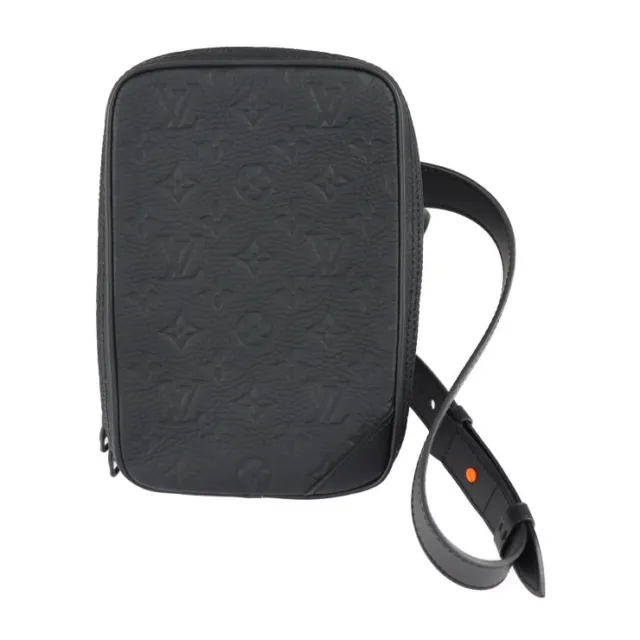 Louis Vuitton Taurillon Utility Side Bag Monogram Powder White Sling Bag 861459