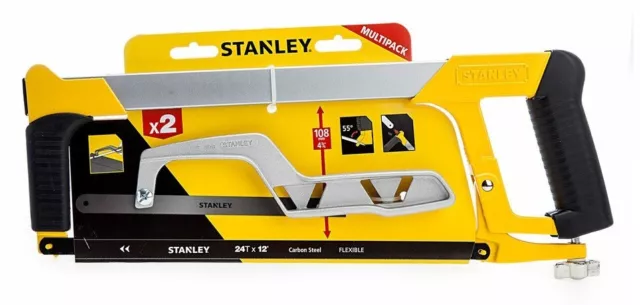 Stanley Tools STHT0-20036 Heavy Duty 12" (300mm) Hacksaw and Utility Saw