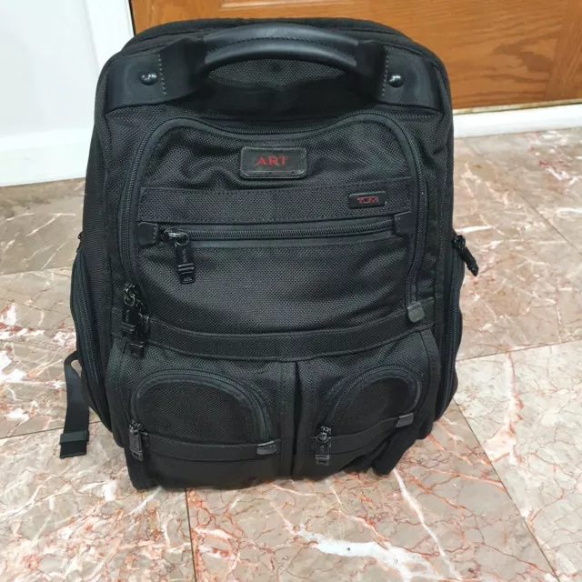 TUMI ALPHA 2 Compact Laptop Business Brief Pack Backpack Black