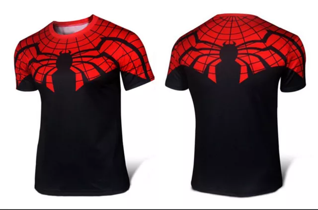 T-shirt décontracté homme Sueprhero manches courtes costume Marvel hauts de cyclisme maillot 3