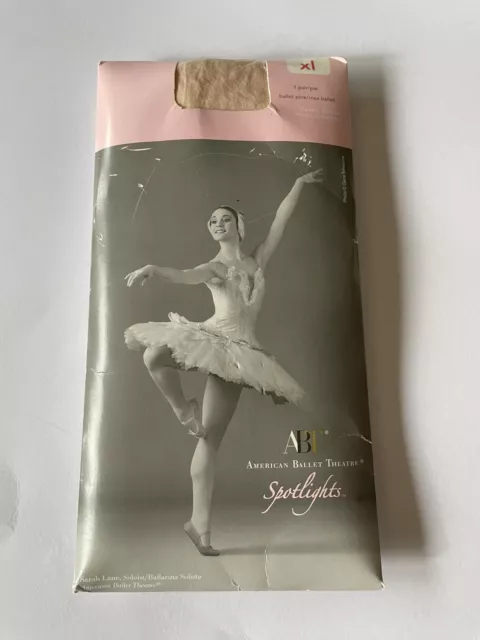 New American Ballet Theatre Spotlights ABT Tights Girl's XL Nude Beige
