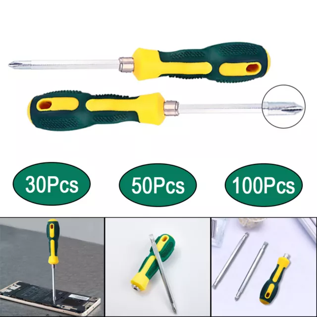 Flat Head Magnetic hanging hole Durable Two Way Screwdriver Grip Nonslip