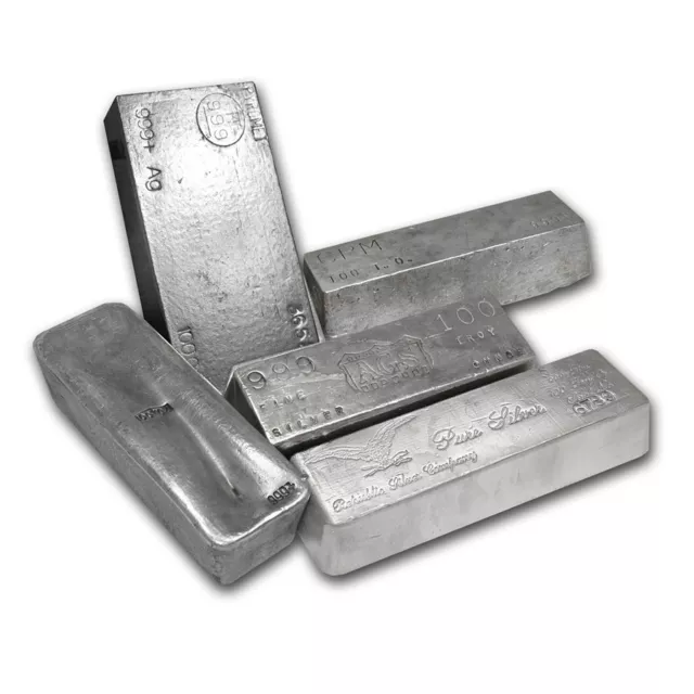 100 oz Silver Secondary Market Bar - SKU #105144