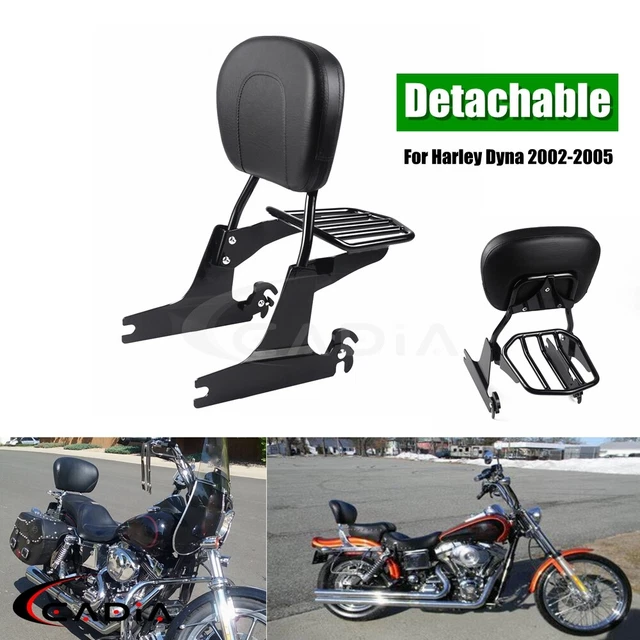 SISSY BAR LUGGAGE Rack Backrest For Harley Dyna Wide Glide FXDWG FXDL