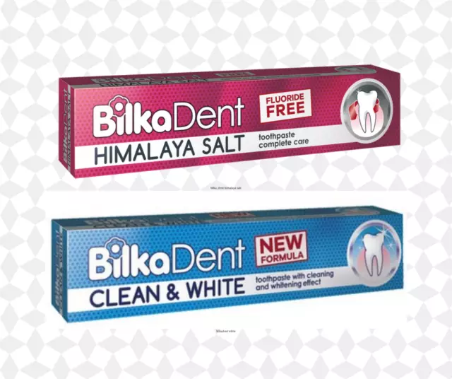 BilkaDent Toothpaste with Himalayan salt without fluoride or Whitening per 75ml