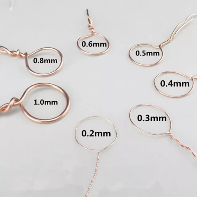 1Roll DIY Brass Copper Wire Gold Silver Cord String Beading Wire  Jewelry Making 2