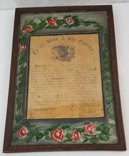 Civil War Document 1865 MISSOURI Infantry 47th Regiment Adair Copeland Discharge