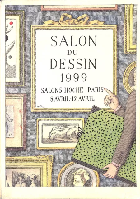 "Salon Du Dessin 1999 w/ Pierre Le-Tan"