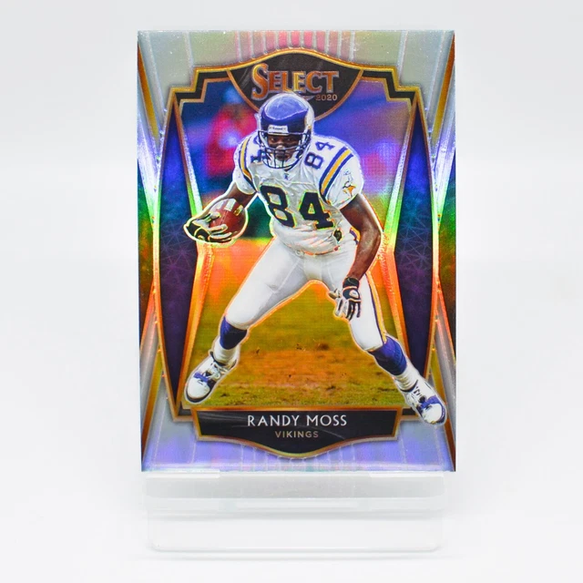 Randy Moss - Minnesota Vikings #112 Prizm Panini Select Football 2020