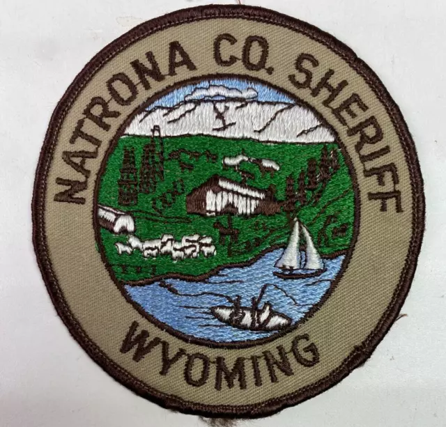 Natrona County Sheriff Wyoming WY Patch I6C