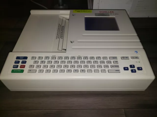 Welch Allyn SCHILLER AT-2 plus Interpretative ECG EKG Machine