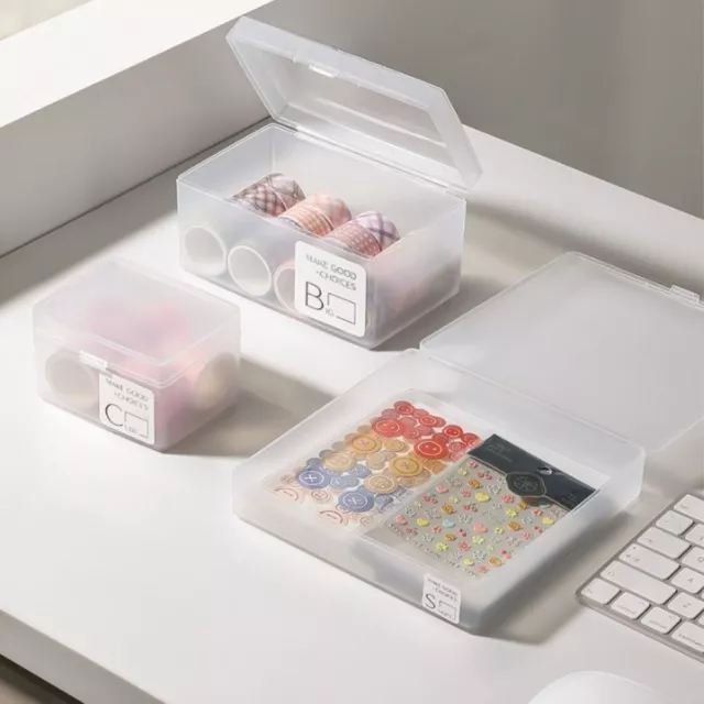 Waterproof Desktop Storage Box Classification Storage Case  Stationery