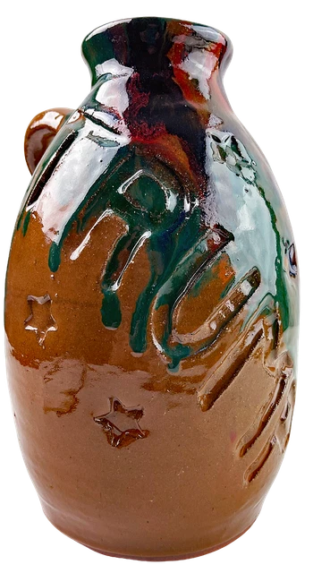 One Of A Kind Handmade Trump Brown Crock Jug Artist Signed Pottery