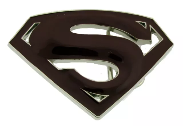 Superman Belt Buckle DC Comics Original Superhero Cosplay Costume Burgundy Metal