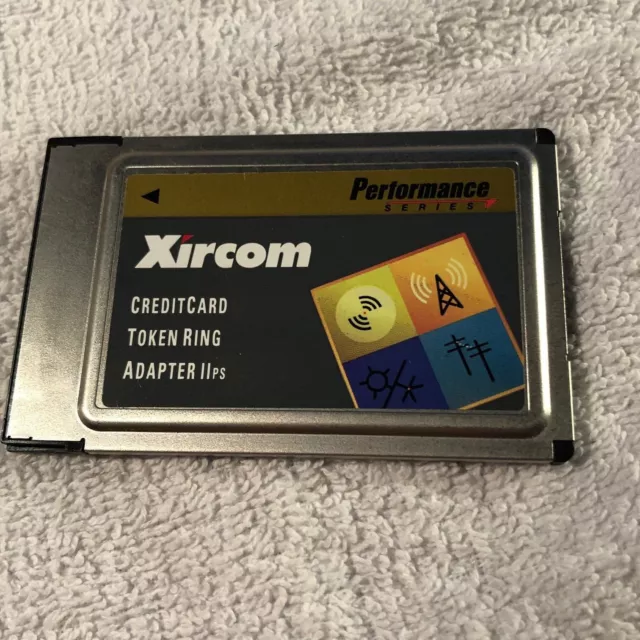 Xircom Credit Card Token Ring Adapter Iips, Includes Cable Card To Rj45, S/N 932