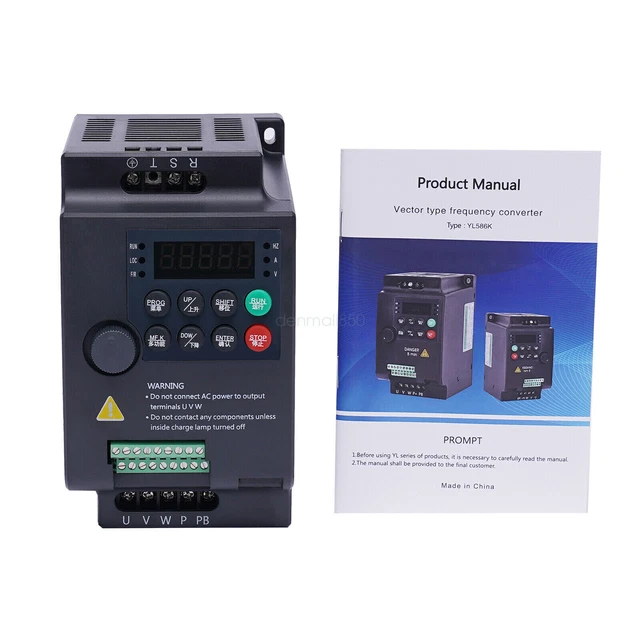 SINGLE TO 3 Phase 2.2KW 3HP 220V Variable Frequency Drive Inverter CNC ...