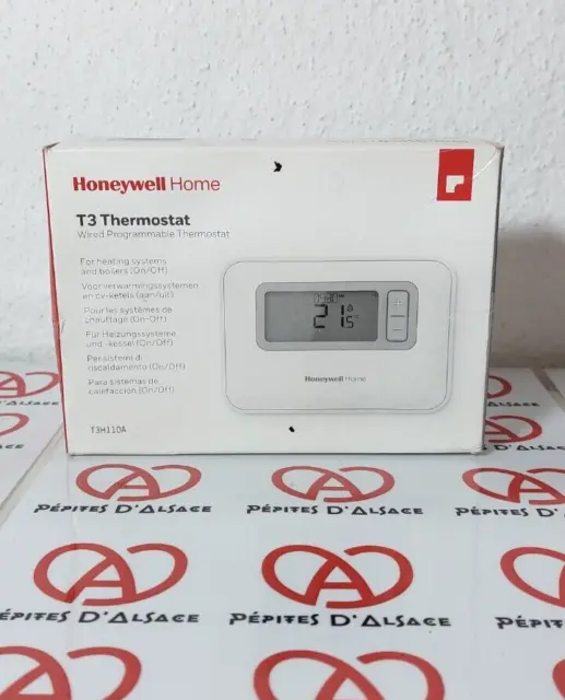 HONEYWELL HOME T3 Thermostat Programmable d'Ambiance Filaire 7 jours Chaudière