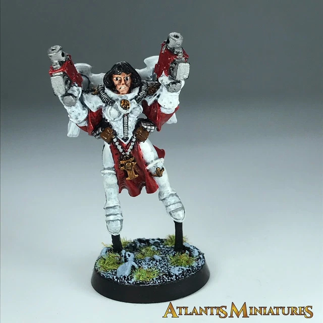 Metal Sisters of Battle Seraphim - bemalt - Warhammer 40K X2313