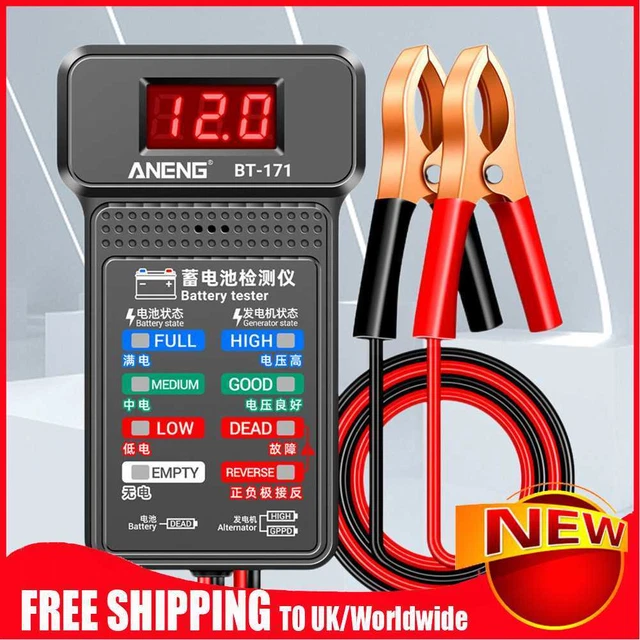 Monitor batteria auto 12V mini rilevatore elettronico batteria auto per camion veicolo