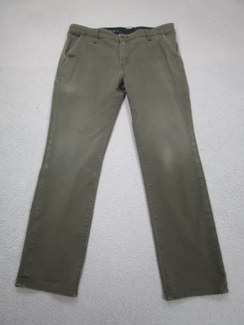 Levi's Pants Mens 36x30 Green Army Chino Commuter Pro Reflective Selvedge Khaki