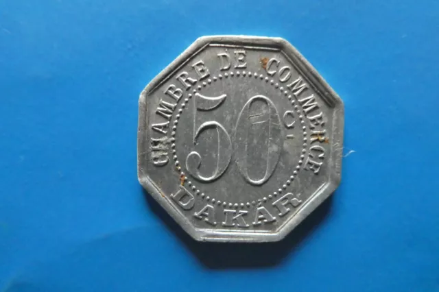 Senegal 50 Centimes Dakar 1920 ++++++++++++++++++