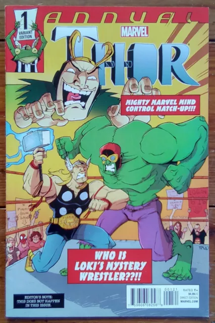 Thor Annual 1, Variant Cover, Marvel Comics, April 2015, Vf