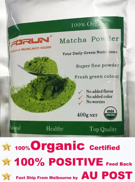 FORUN Organic PURE Matcha Green Tea Powder A Grade- Popular Organic Matcha