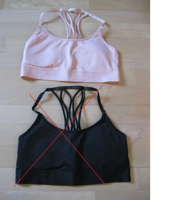 H&M Sport Bra BH Top rosa M NEU